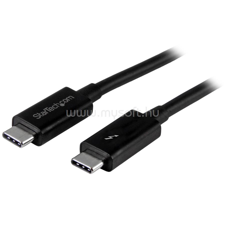 STARTECH.COM Thunderbolt 3 Cable, 20Gbps, 100W PD, 4K (1m)