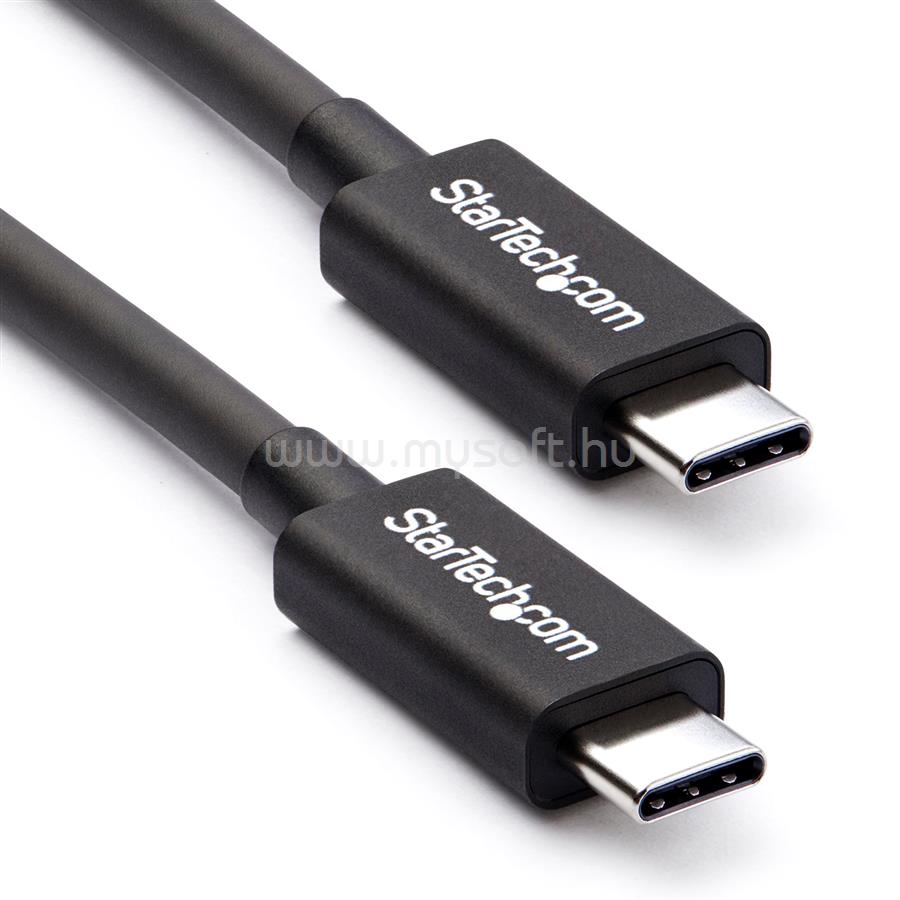 STARTECH.COM Thunderbolt 3 Cable, 20Gbps, 100W PD, 4K (2m)