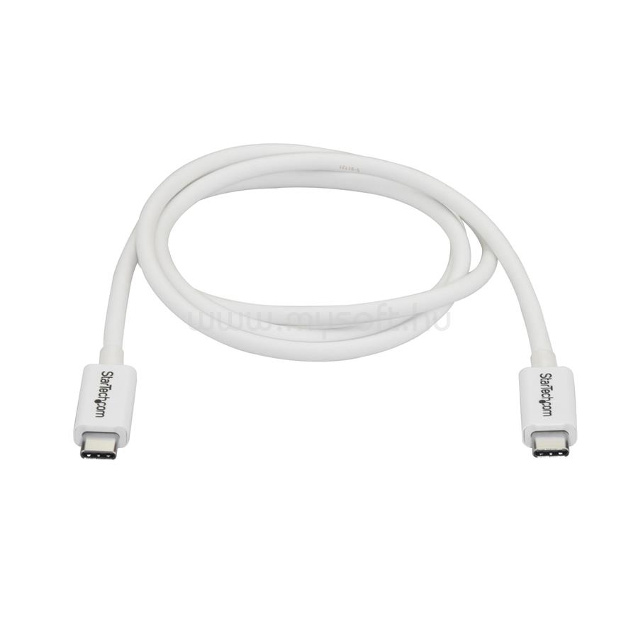 STARTECH.COM Thunderbolt 3 Cable, 20Gbps, 100W PD, 1m (fehér)