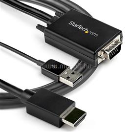 STARTECH.COM VGA to HDMI Converter Cable with USB 1080p 2m VGA2HDMM2M small