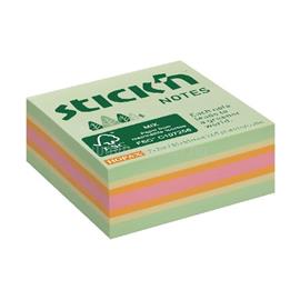 STICK N Stick`N 51x51mm 240 lap az erdő színei pasztell mix öntapadó kockatömb STICK_N_21889 small