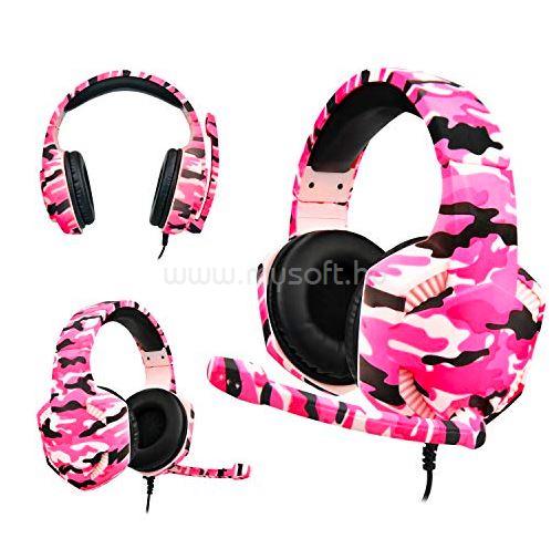 SUBSONIC MULTI Pink Power vezetékes gamer headset