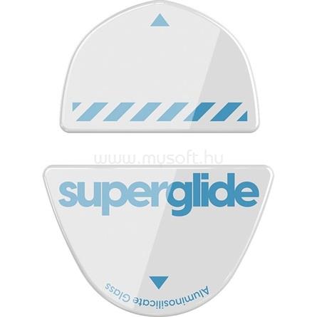 SUPERGLIDE Glass Skates for Logitech G303 Shroud Edition fehér