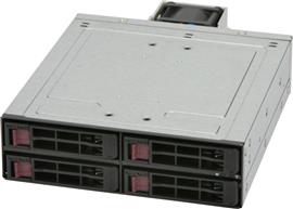SUPERMICRO CSE-M14TQC, Mobile rack, 4 x 2.5" hot swap SATA3 / SAS3 drives, 1 x 5 CSE-M14TQC small