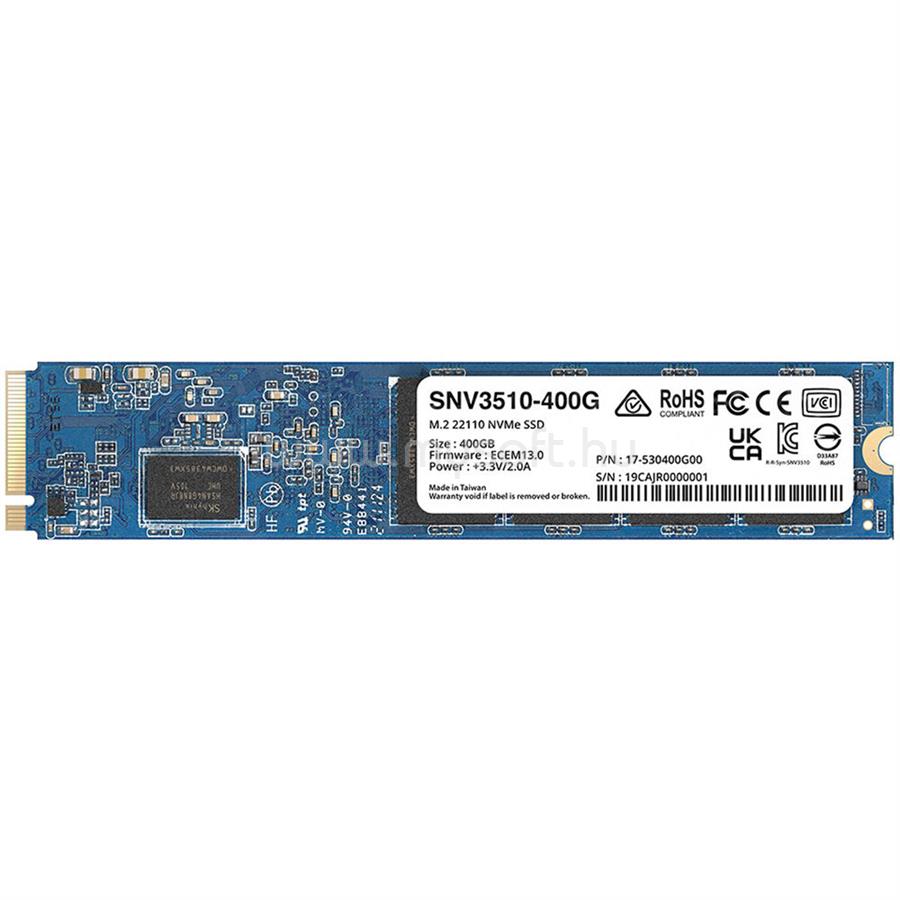 SYNOLOGY SSD 400GB M.2 22110 NVMe PCIE SNV3510