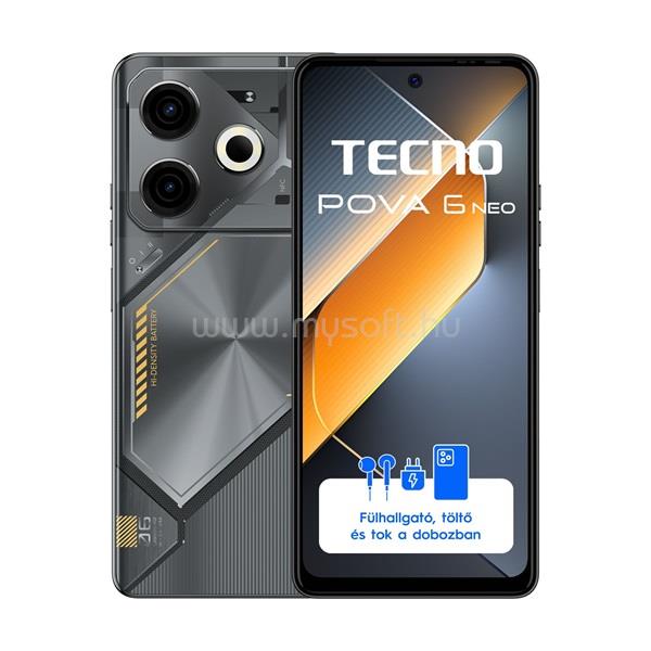 TECNO Pova 6 Neo 4G LTE Dual-SIM 256GB (fekete)