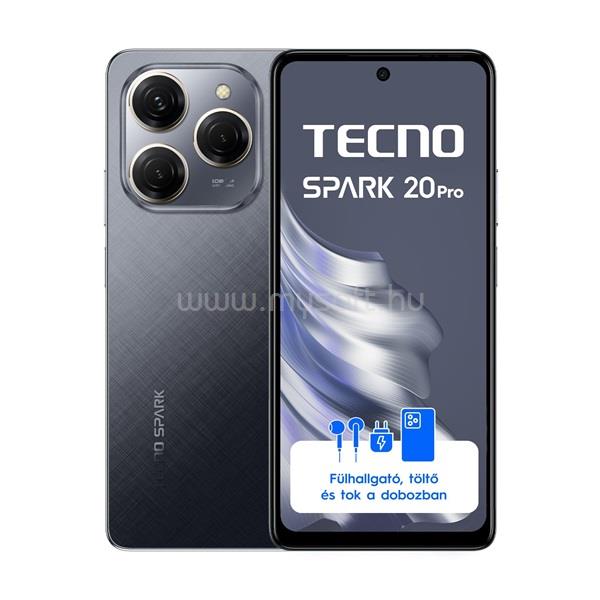 TECNO Spark 20 Pro 4G LTE Dual-SIM 256GB (fekete)