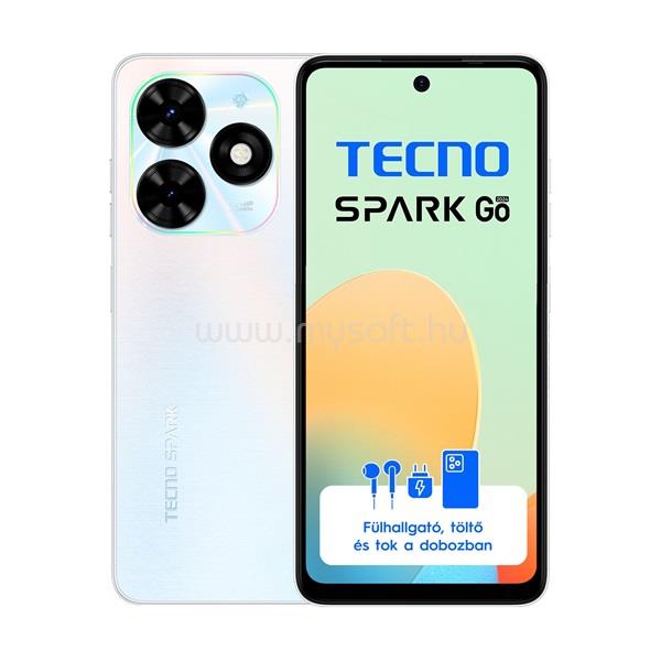 TECNO Spark Go 2024 4G LTE Dual-SIM 64GB (fehér)