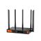 TENDA W30E Router WiFi AX3000 Hotspot (574Mbps 2,4GHz + 2402Mbps 5GHz; 4port 1Gbps, Max 200 user) TENDA_W30E small