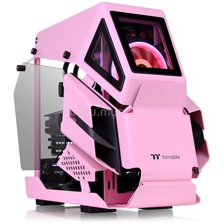 THERMALTAKE AH T200 Pink rózsaszín (táp nélküli) ablakos ATX ház 