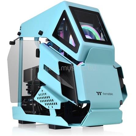 THERMALTAKE AH T200 Turquoise türkiz (táp nélküli) ablakos mATX ház