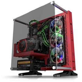 THERMALTAKE Core P3 Tempered Glass Red Edition piros (táp nélküli) ablakos ATX ház CA-1G4-00M3WN-03 small