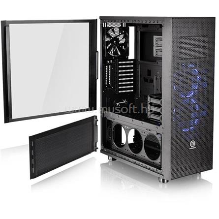 THERMALTAKE Core X71 Tempered Glass Edition fekete (táp nélküli) ablakos ATX ház