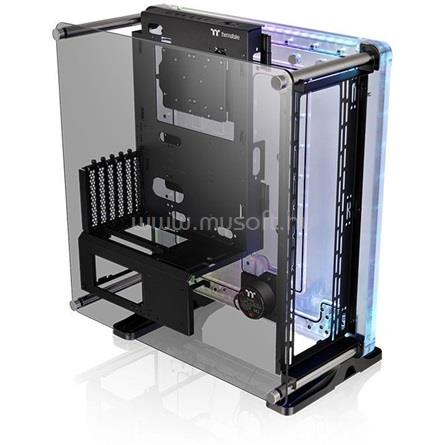 THERMALTAKE DistroCase 350P fekete (táp nélküli) ablakos ATX ház