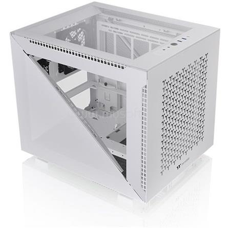 THERMALTAKE Divider 200 TG Air Snow fehér (táp nélküli) ablakos mATX ház