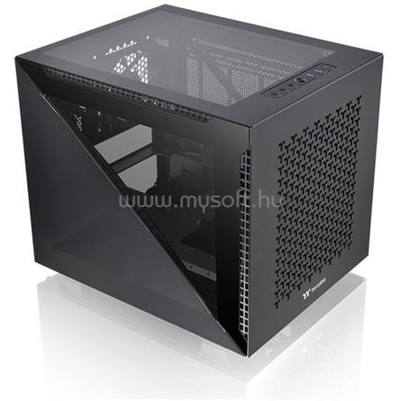 THERMALTAKE Divider 200 TG Air fekete (táp nélküli) ablakos mATX ház