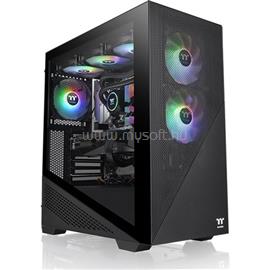 THERMALTAKE Divider 370 TG ARGB fekete (táp nélküli) ablakos ATX ház CA-1S4-00M1WN-00 small