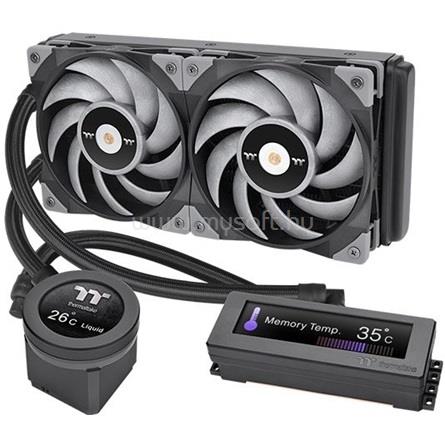 THERMALTAKE Floe RC Ultra 240 CPU & Memory AIO processzor vízhűtő kit fekete