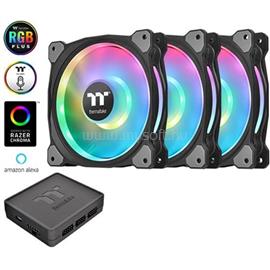 THERMALTAKE Riing Duo 12 RGB Radiator Fan TT Premium Edition (3-Fan Pack) rendszerhűtő ventilátor CL-F073-PL12SW-A small