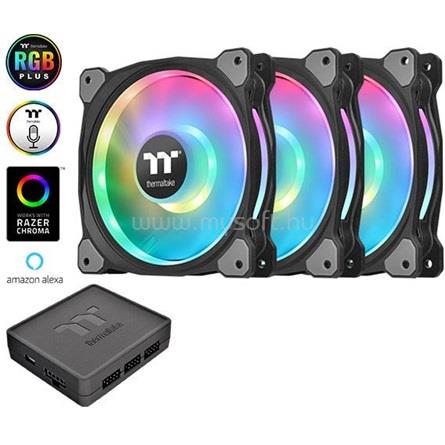 THERMALTAKE Riing Duo 12 RGB Radiator Fan TT Premium Edition (3-Fan Pack) rendszerhűtő ventilátor