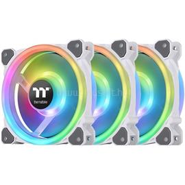 THERMALTAKE Riing Trio 12 RGB Radiator Fan TT Premium Edition (3-Fan Pack) rendszerhűtő ventilátor fehér CL-F126-PL12SW-A small