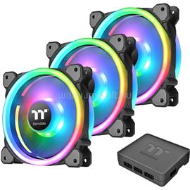 THERMALTAKE Riing Trio 14 RGB Radiator Fan TT Premium Edition (3-Fan Pack) rendszerhűtő ventilátor CL-F077-PL14SW-A small