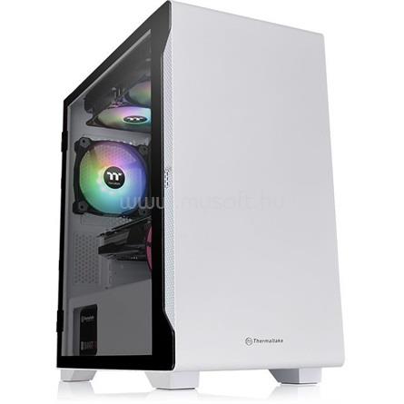 THERMALTAKE S100 TG Snow Edition fehér (táp nélküli) ablakos mATX ház