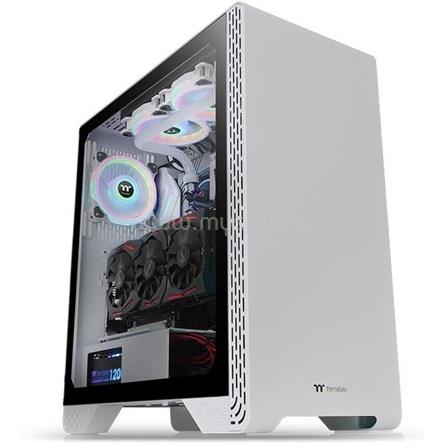 THERMALTAKE S300 TG Snow Edition fehér (táp nélküli) ablakos ATX ház