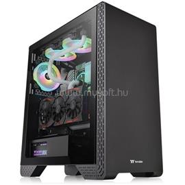 THERMALTAKE S300 TG fekete (táp nélküli) ablakos ATX ház CA-1P5-00M1WN-00 small