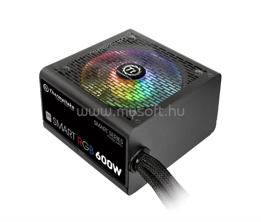 THERMALTAKE tápegység PS-SPR-0600NHSAWE-1 SMART RGB 600W 80+