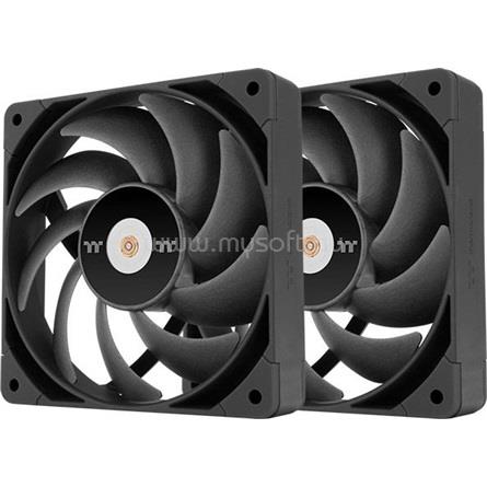 THERMALTAKE TOUGHFAN 12 Pro High Static Pressure (2-Fan Pack) rendszerhűtő ventilátor fekete