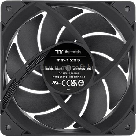 THERMALTAKE TOUGHFAN 12 Pro High Static Pressure rendszerhűtő ventilátor fekete