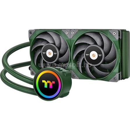 THERMALTAKE TOUGHLIQUID 240 ARGB processzor vízhűtő zöld