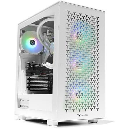 THERMALTAKE V350 TG ARGB Air fehér (táp nélküli) ablakos ATX ház