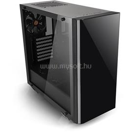 THERMALTAKE View 21 Tempered Glass Edition fekete (táp nélküli) ablakos ATX ház CA-1I3-00M1WN-00 small