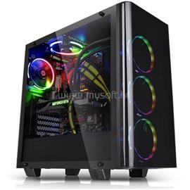 THERMALTAKE View 21 Tempered Glass Edition fekete (táp nélküli) ablakos ATX ház CA-1I3-00M1WN-00 small