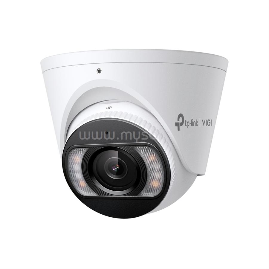 TP-LINK InSight S445 IP turretkamera (FullColor, 4MP, 4mm, IP67, H265+, LED+IR30m, 12VDC/PoE, mikr., hangsz.; fém ház)