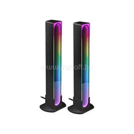 TRACER Ambience Smart Vibe 5 W/Wi-Fi/Bluetooth 5.0/RGB világítás/fekete/gamer/asztali lámpa szett TRAOSW47252 small