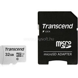 TRANSCEND 32GB MICROSDHC W/ ADAPTER UHS-I U U1/A1 TS32GUSD300S-A small