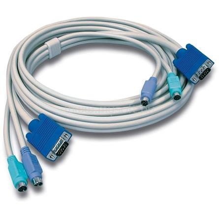 TRENDNET TK-C10 PS/2 VGA M/M KVM tkábel 3m szürke