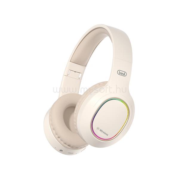 TREVI DJ 12E60 BT Bluetooth fejhallgató (krém)