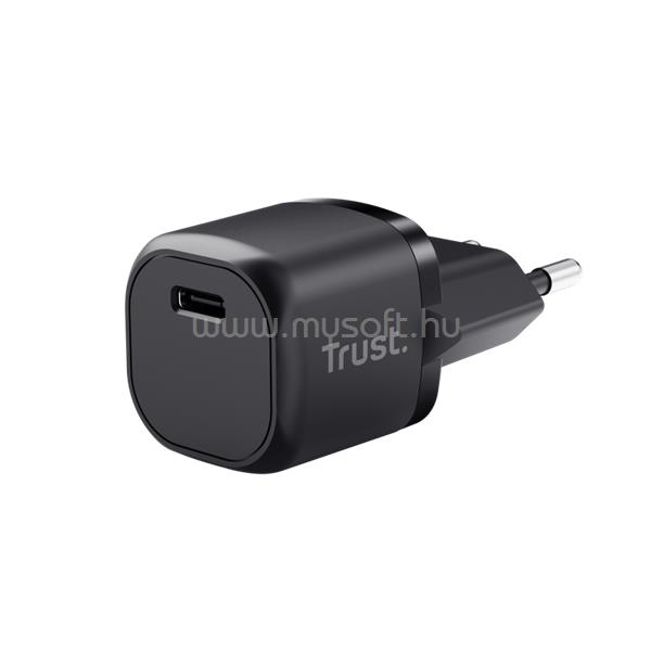 TRUST 25174 Maxo 20W USB-C fekete töltő adapter