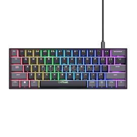 TRUST GXT867 Acira mechanikus Outemu Red switch RGB LED gamer vezetékes billentyűzet angol lokalizáció (fekete) TRUST_24882 small