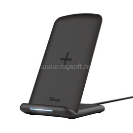 TRUST Telefon töltő Vezeték nélküli - Primo10 Fast-Charging Stand (10W; fekete; Qi szabvány) TRUST_23590 small