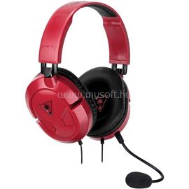 TURTLE BEACH Ear Force Recon 50 vezetékes gamer headset (piros) TBS-6003-02 small