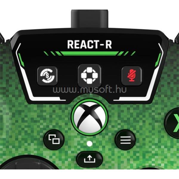 TURTLE BEACH TBS-0740-05 REACT-R PC/Xbox One/Xbox Series X|S vezetékes kontroller (zöld)