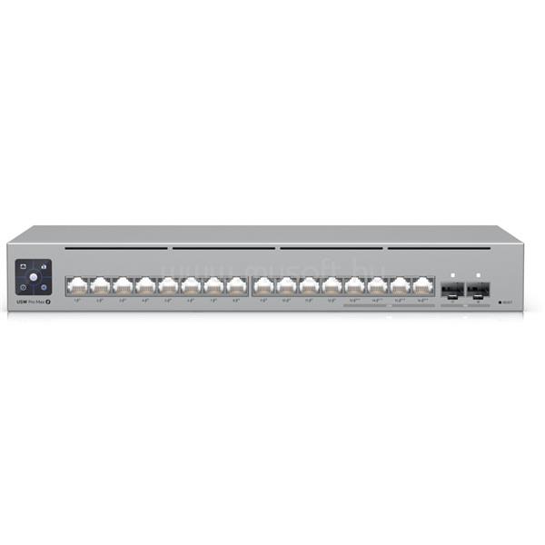 UBIQUITI USW-Pro-Max-16-PoE 12port GbE LAN PoE 4x2.5GbE Multi-Gigabit LAN PoE 2xSFP+ port L3 menedzselhető switch