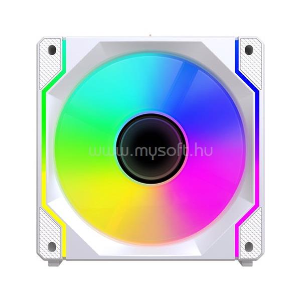 VENTARIS VGCF120-1F-W Tempest RGB számítógép ventilátor (fehér)