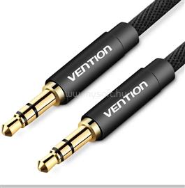 VENTION 3.5mm jack/M -> 3.5mm jack/M,  (audio,fekete), 0,5m, kábel BAGBD small