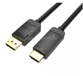 VENTION Displayport 4K -> HDMI, (fekete), 5m, kábel HAGBJ small